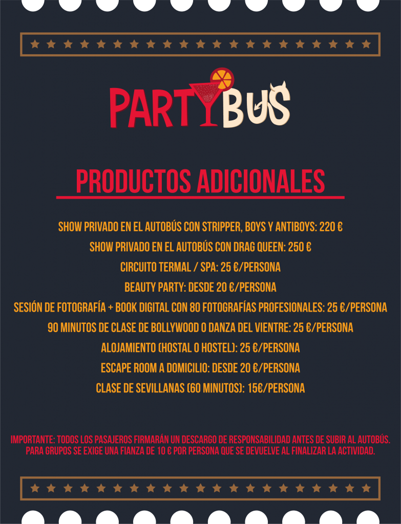 PARTYBUS ADICIONALES