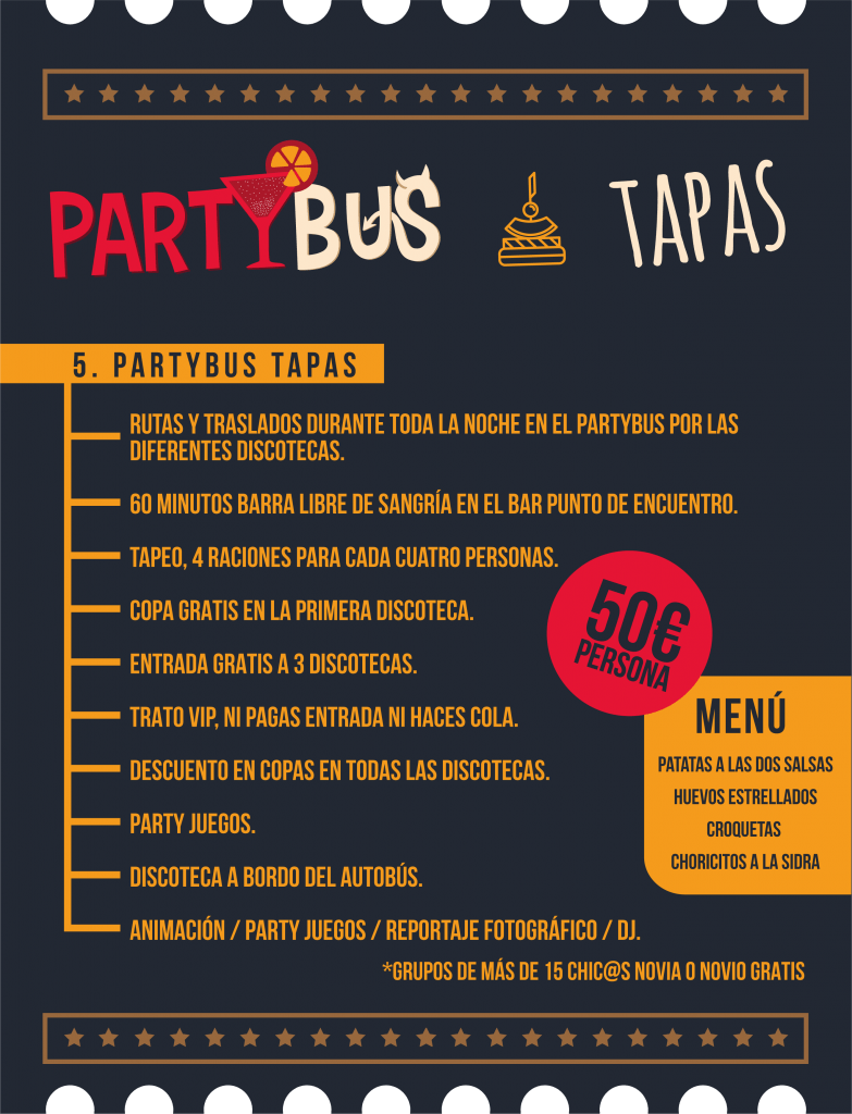 PARTYBUS TAPAS